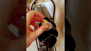 Making coffee with Nespresso capsule coffee machine #coffee #nespresso #capsule #machine