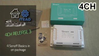Sonoff 4CH - 4 Basics in one