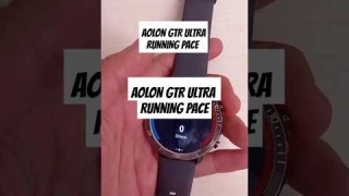 AOLON GTR ULTRA RUNNING PACE #aolongtrultra #aolongtr #smartwatch #shorts