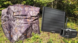 GROUND BLIND & GAME CAMERA INSTALL (Hunt Monster Blind & Vosker V300 Ultimate Camera)