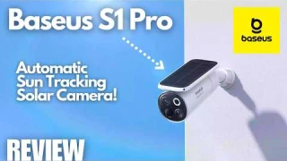 REVIEW: Baseus S1 Pro Solar Security Camera - Automatic Sun Tracking | 3K Dual Lens? (Wireless)