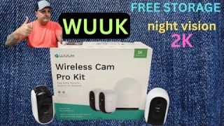 WUUK WIRELESS CAM PRO KIT SECURITY CAMERA FULL REVIEW