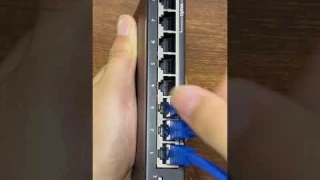 Network Switch ASMR ! 8-Port Gigabit Ethernet Switch #shorts #youtubeshorts #network #homelab