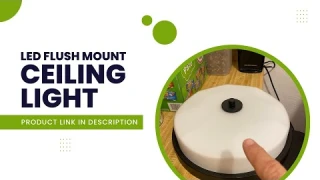 LED Flush Mount Ceiling Light Fixture 14W | Kitchen Light Review | The Rowdydawg