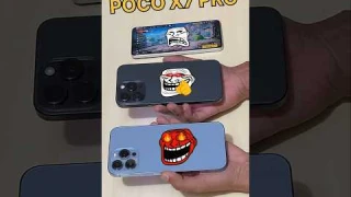 POCO X7 PRO 💀 vs iPhone 16 PRO MAX vs iPhone 13 PRO MAX vs 120FPS - FREEFIRE GAMING TEST #freefire