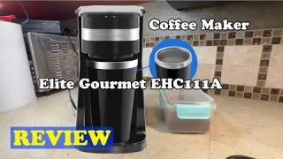 Elite Gourmet EHC111A Personal Coffee Maker REVIEW