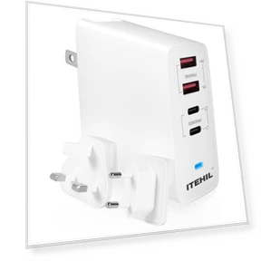 100W Smart Fast Charger USB-C PD Wall Charger 4 Ports — Chargers, ITEHIL