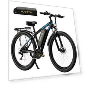Electric Bike 750W Mountain Bike Dual Batteries Shimano Gear Smart APP — E-Bikes, DUOTTS