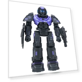 Remote Control Robocop Firing Bullet Programming Robot with Sound Light — Interactive Figures & Robots, JJRC