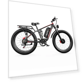 Electric Bike 26 inch 750W Dual Motor 50km/h Max Speed — Electric Self-Balancing Scooters, DUOTTS