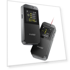 Smart Laser Rangefinder, Digital Distance Meter, 40M Measurement Range — Laser Distance Measuring Tools, FNIRSI