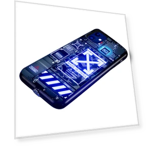 Smart Voice-Activated Luminous Phone Case for iPhone 14 Plus — Bumpers, Other