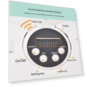 Six-hole Pet Smart Feeder Timed Quantitative Automatic Feeder — Automatic Feeders