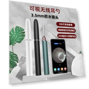 Smart Visible Earphones Endoscopic Earphones — Over-Ear Headphones, Kiboer