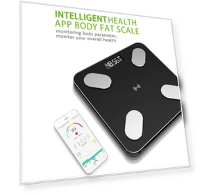 Intelligent Bluetooth Weight Scale with Body Fat Measurement — Body Composition Analysis