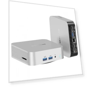 AI Mini PC with AMD Ryzen 7 8845HS, 32GB RAM, 1TB SSD — Compact Desktops, GEEKOM