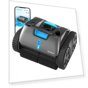 Cordless Pool Robot Vacuum with APP, 240min Max Runtime, 3 Cleaning Modes, Wall Climbing — Smart Cleaning Robots, WYBOT