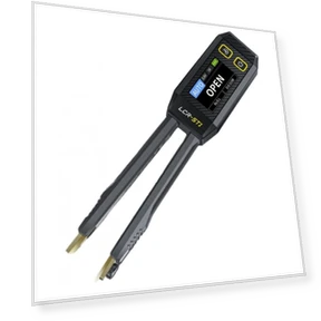 Mini Smart Tweezer LCR Meter/ESR Meter with 100Hz, 1kHz, 10kHz Frequency — LCR Measurement Tools, FNIRSI