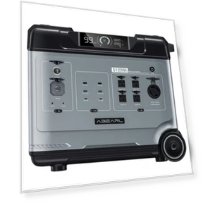 Portable Power Station 5120Wh LiFePO4 Battery, 4000W AC Output — Power Inverters, OUKITEL
