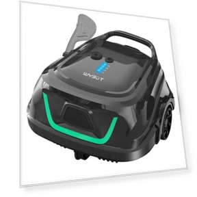 Cordless Pool Robot Vacuum, Double Filters, 120min Runtime, 2.5H Fast Charging — Automated Pool Maintenance, WYBOT