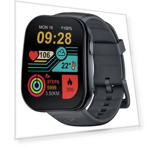 U6 Smartwatch with AMOLED Screen, GPS, 5ATM Waterproof — Smartwatches, KUMI