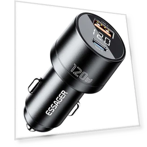 120W Car Charger — Vehicle Power Solutions, ESSAGER