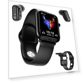 2 in 1 Smartwatch with TWS Earbuds — Fitness Bands, Other