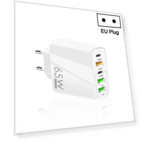 Dual PD Type-C + 3 x USB Multi Port Charger — Chargers