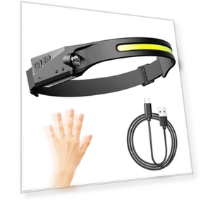 Sensor Headlight with Built-in Battery — Headlamps
