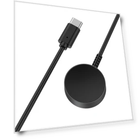 Type-C Port Magnetic Metal Watch Charger — Smartwatch Charging Solutions, Samsung