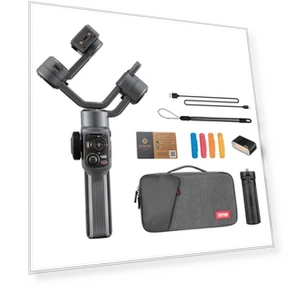 3-Axis Smartphone Handheld Gimbal Stabilizer with Tripod — Steady Shots, Zhiyun