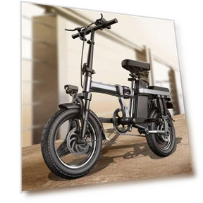 Электрический велосипед F12, 14 дюймов, 500W, 48V 15Ah — Гироскутеры, F12