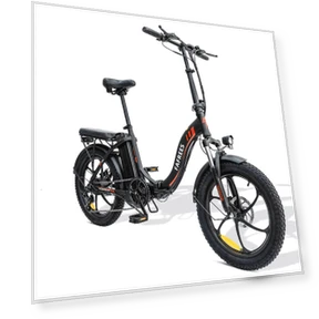 Electric Bike 20 Inch Folding Frame E-bike 7-Speed Gears With Removable 15AH Lithium Battery — Compact Cycling Solutions, Fafrees