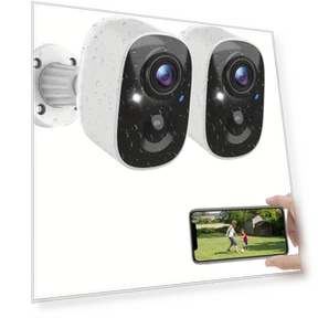 Wireless Outdoor/Indoor WiFi Surveillance Camera — Security Cameras