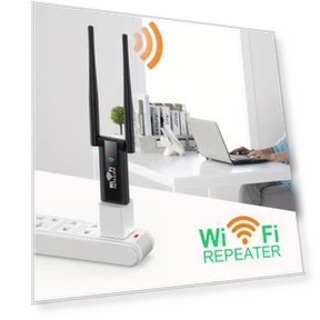 300m High Speed USB Wireless Repeater, WiFi Amplifier 2.4g — Repeaters
