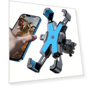 360° Bike Phone Holder Mount for Motorcycles, Scooters, and Bicycles — Vehicle Phone Holders