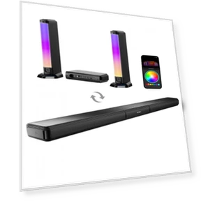 Lighting Soundbar with 5.0 Channel — Sound Bars, Ultimea