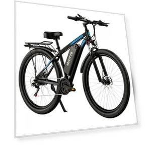 Electric Bike with Rear Rack — Electric Self-Balancing Scooters, DUOTTS