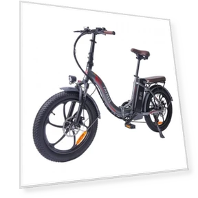 20 Inch Tires Foldable Commuter Electric Bike — Electric Self-Balancing Scooters, Fafrees