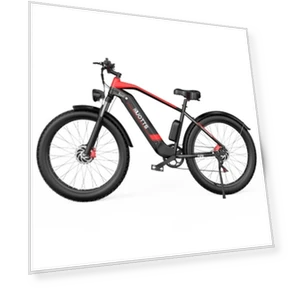 26*4.0 Inch Fat Tire Electric Bike — Electric Self-Balancing Scooters, DUOTTS