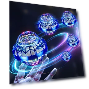 UFO Flying Ball Toy with LED Light, Hand Controlled Smart Induction Flying Ball — Flying Toys