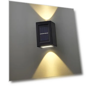 Sunlight Sensor LED Deck Lighting, Warm Wall Ambient Light — Outdoor Deck Lighting