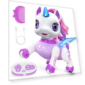 Interactive Unicorn Robot Toy for Girls - Musical, Dancing & Walking Features — Melody Makers