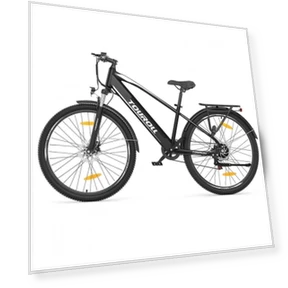 Step-over Trekking Electric Bike — Electric Self-Balancing Scooters, Touroll