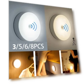 Motion Sensing LED Night Light, USB Rechargeable Magnetic Stick — Night Lights