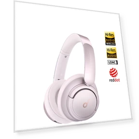 Noise-Cancelling Headphones with LDAC — Over-Ear Headphones, Soundcore