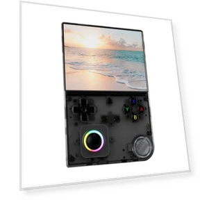 Вертикальная игровая консоль с HD-экраном и RGB-подсветкой — Микроконсоли GEM Box, ANBERNIC