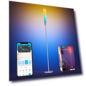 RGBICWW Cylinder Floor Lamp — Outdoor Floor Lighting, Govee