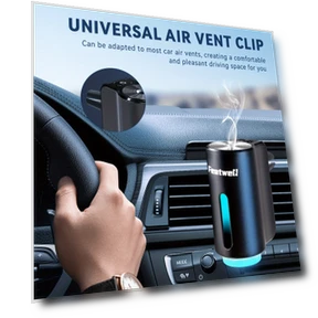 Smart Car Air Aromatherapy Diffuser with Humidifier — Air Moisturizers