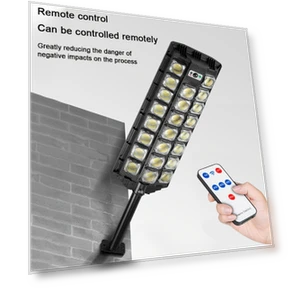 Solar-powered Outdoor Sensor Light with Remote Control - Waterproof Motion Activated Security Wall Lamp — Outdoor Security & Flood Lighting